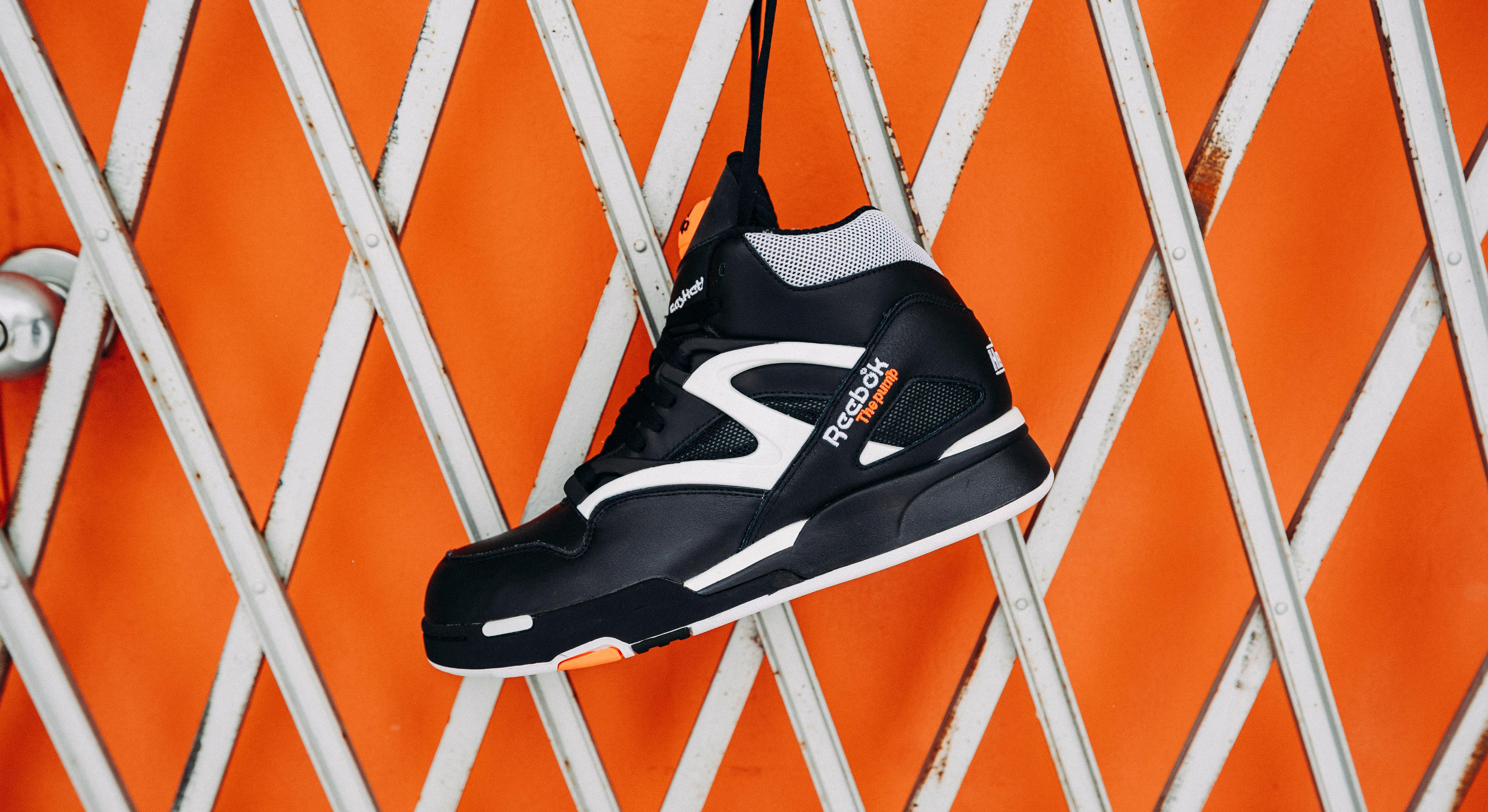 Reebok Pump Omni Zone II "Dee Brown" Black/White/Wild Orange Men's Basketball Shoe