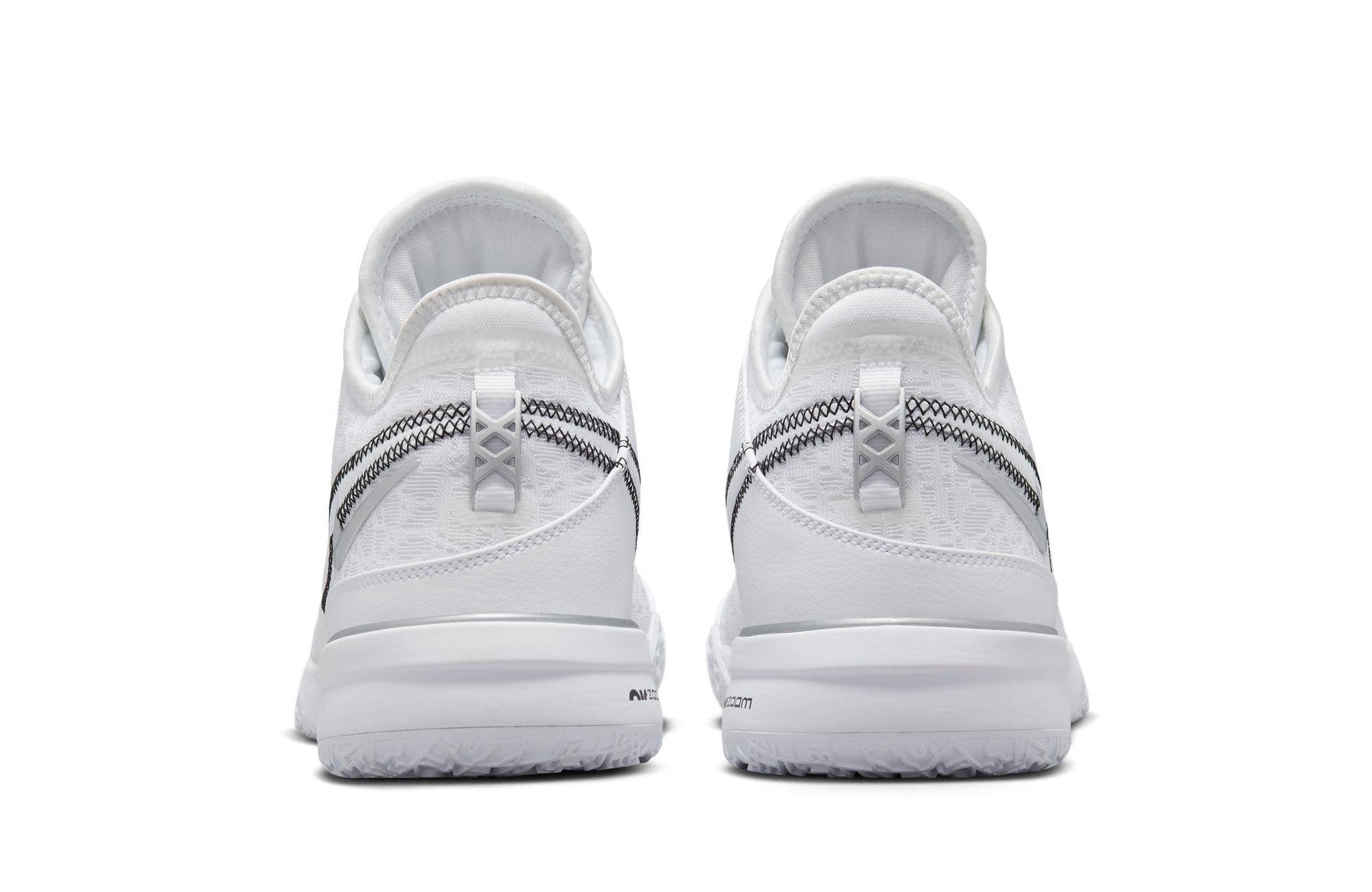 Nike LeBron NXXT Gen "Triple White" dropping April 1- heel