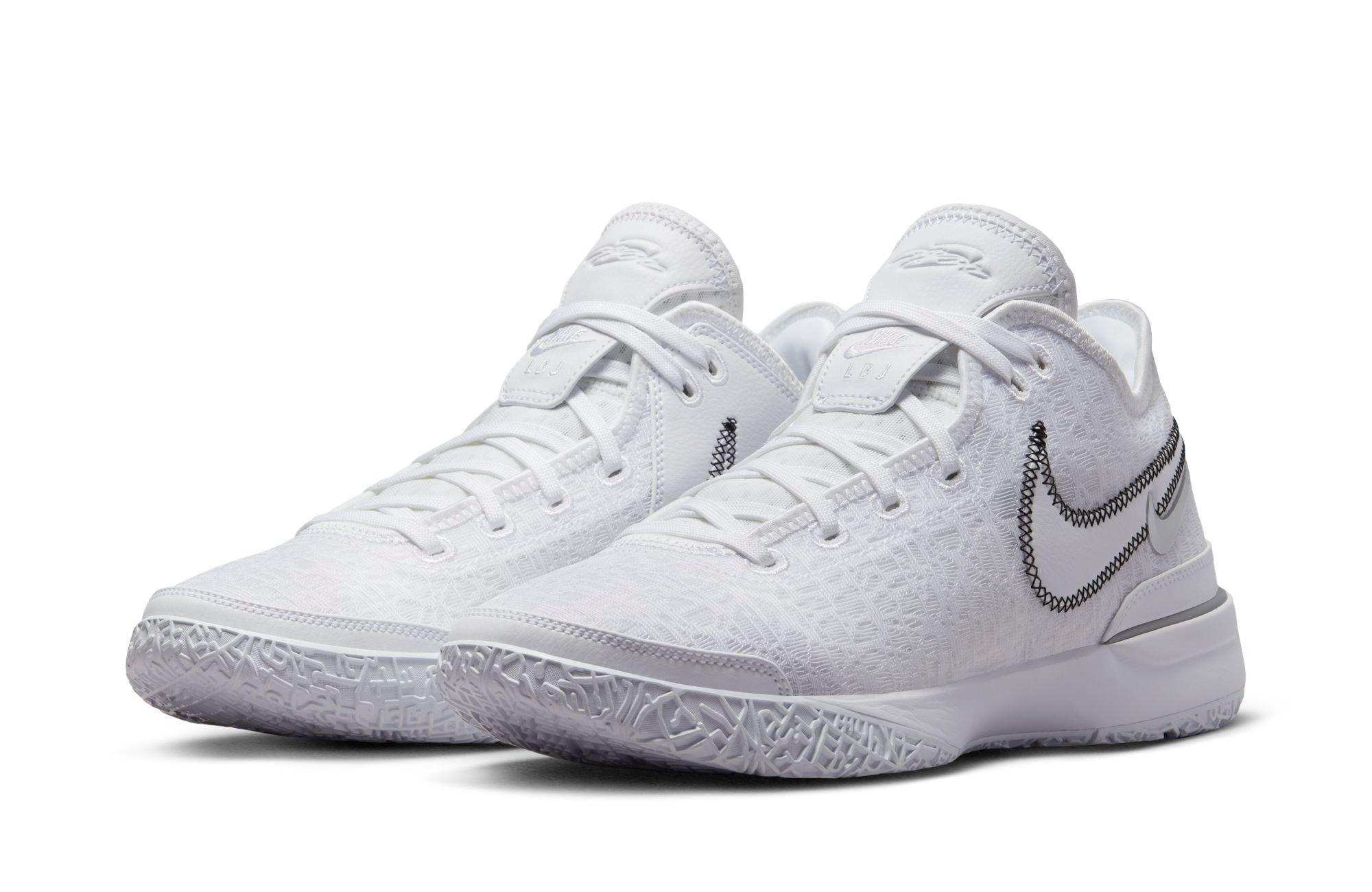 Lebron triple outlet white