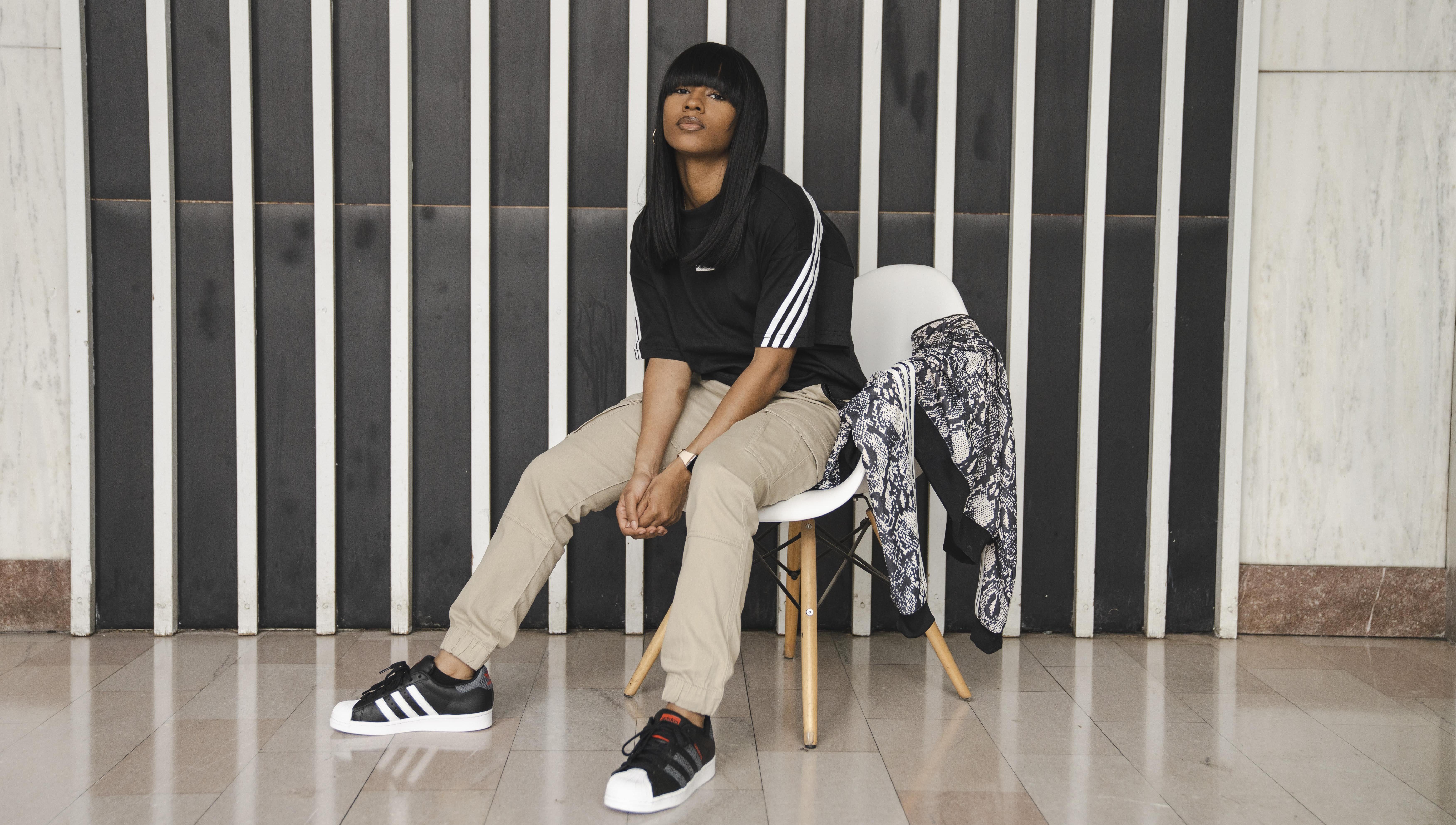 Woman in adidas