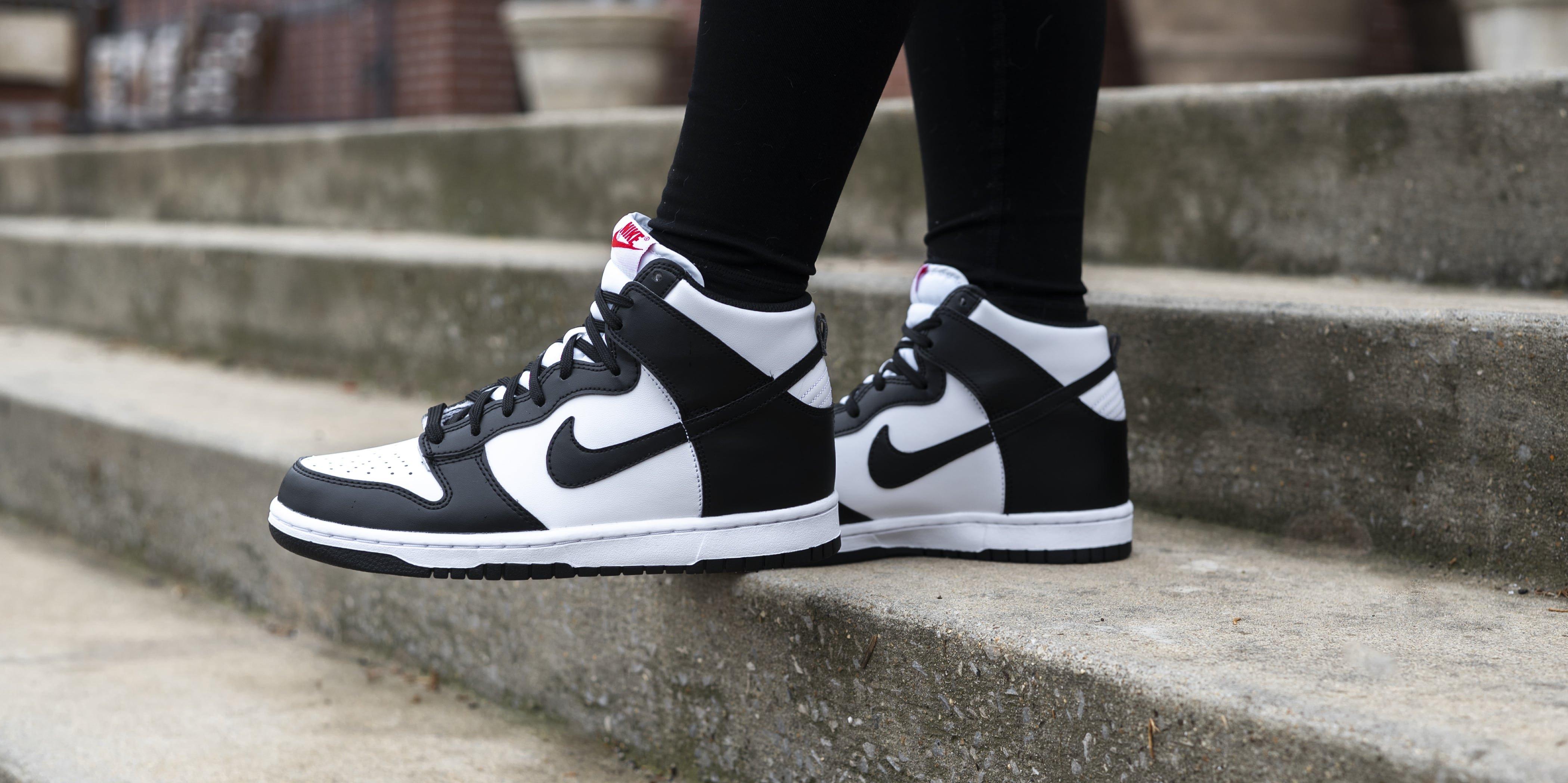 Sneakers Release Nike Dunk High Panda White