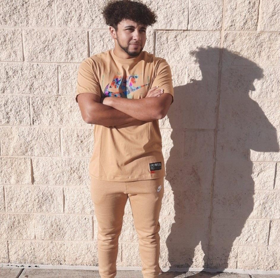 man in Nike neutrals