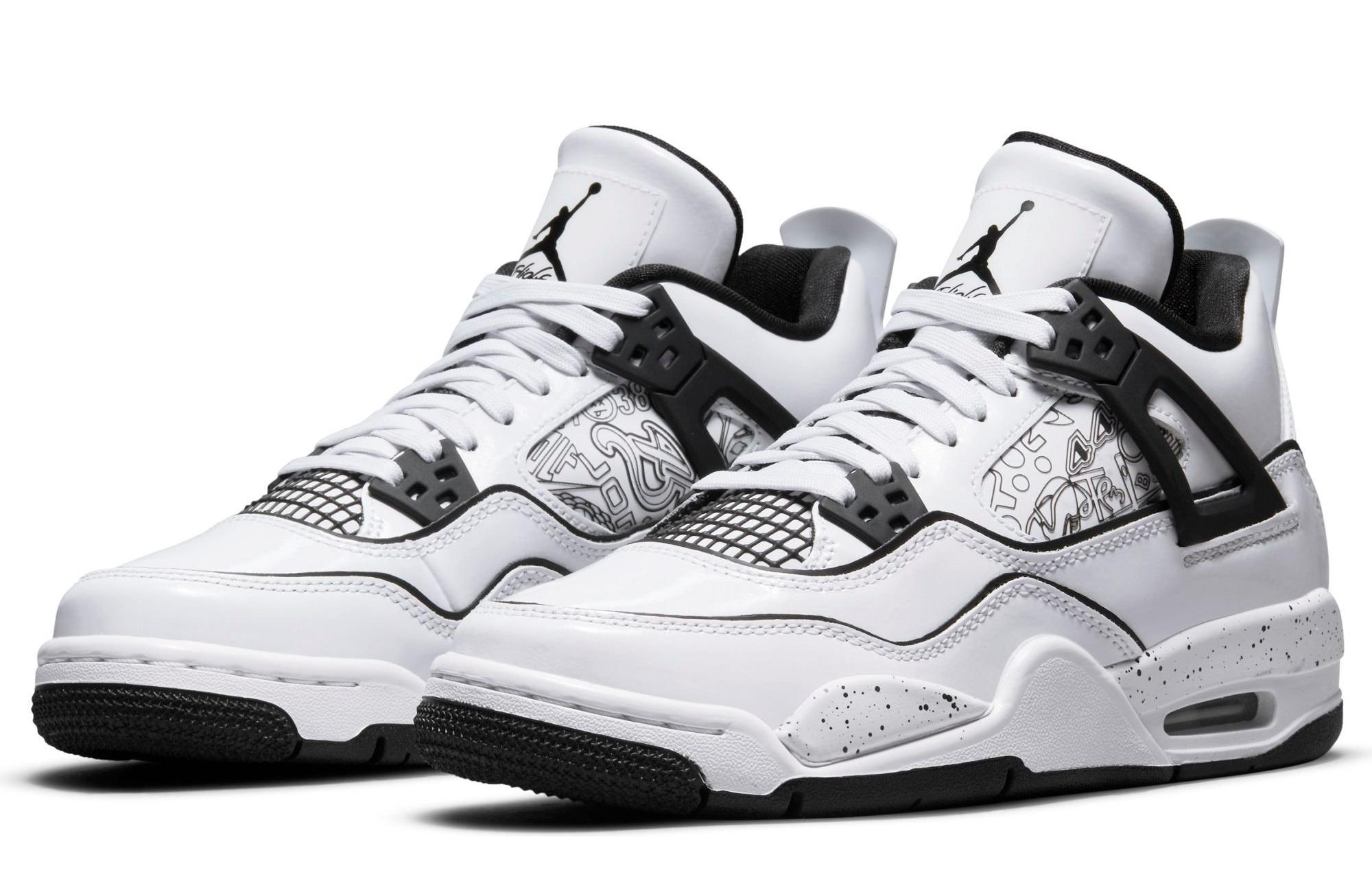 Jordan 4 Retro SE Cool Grey/Volt Grade School Kids' Shoe - Hibbett