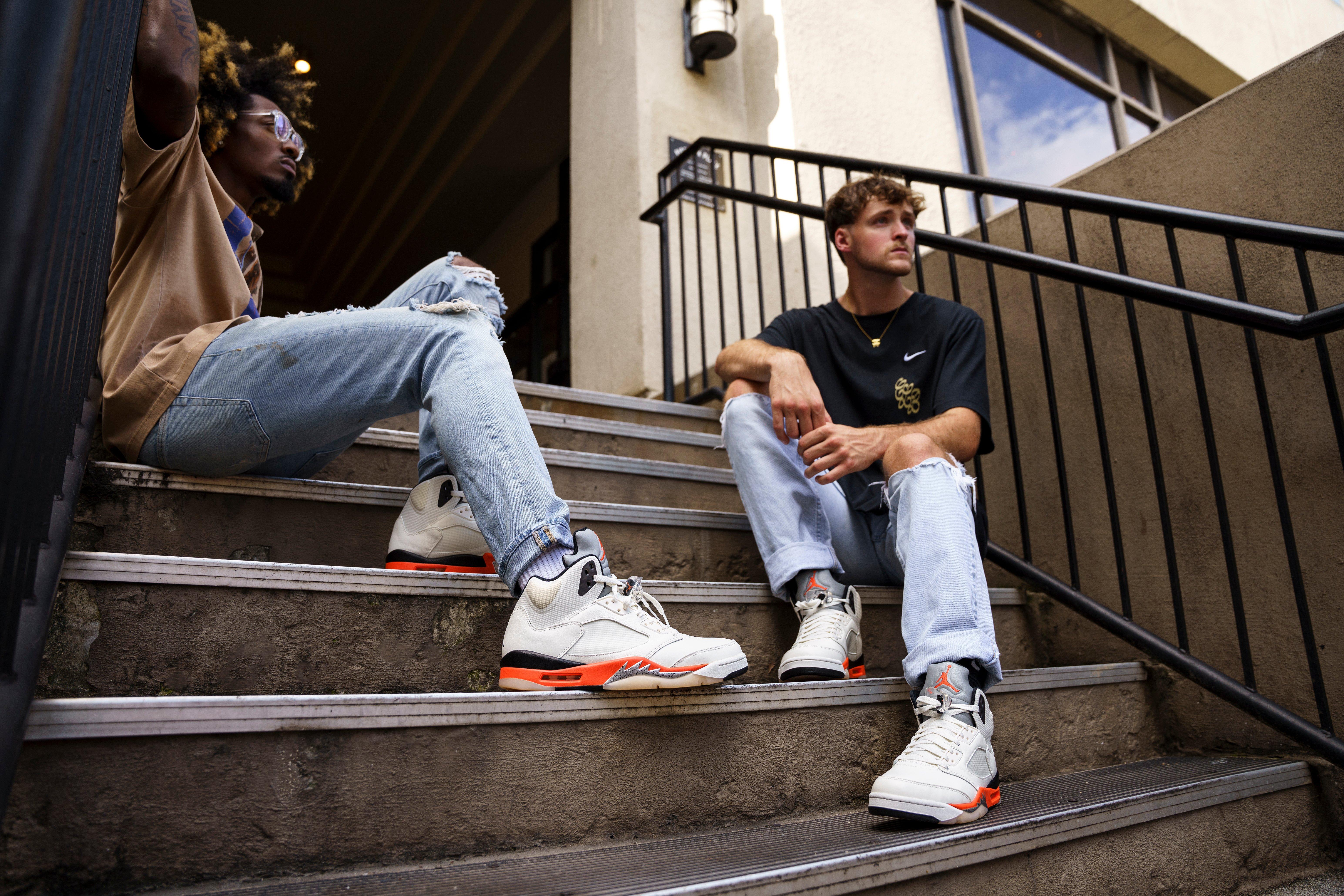 air jordan retro 5 orange blaze