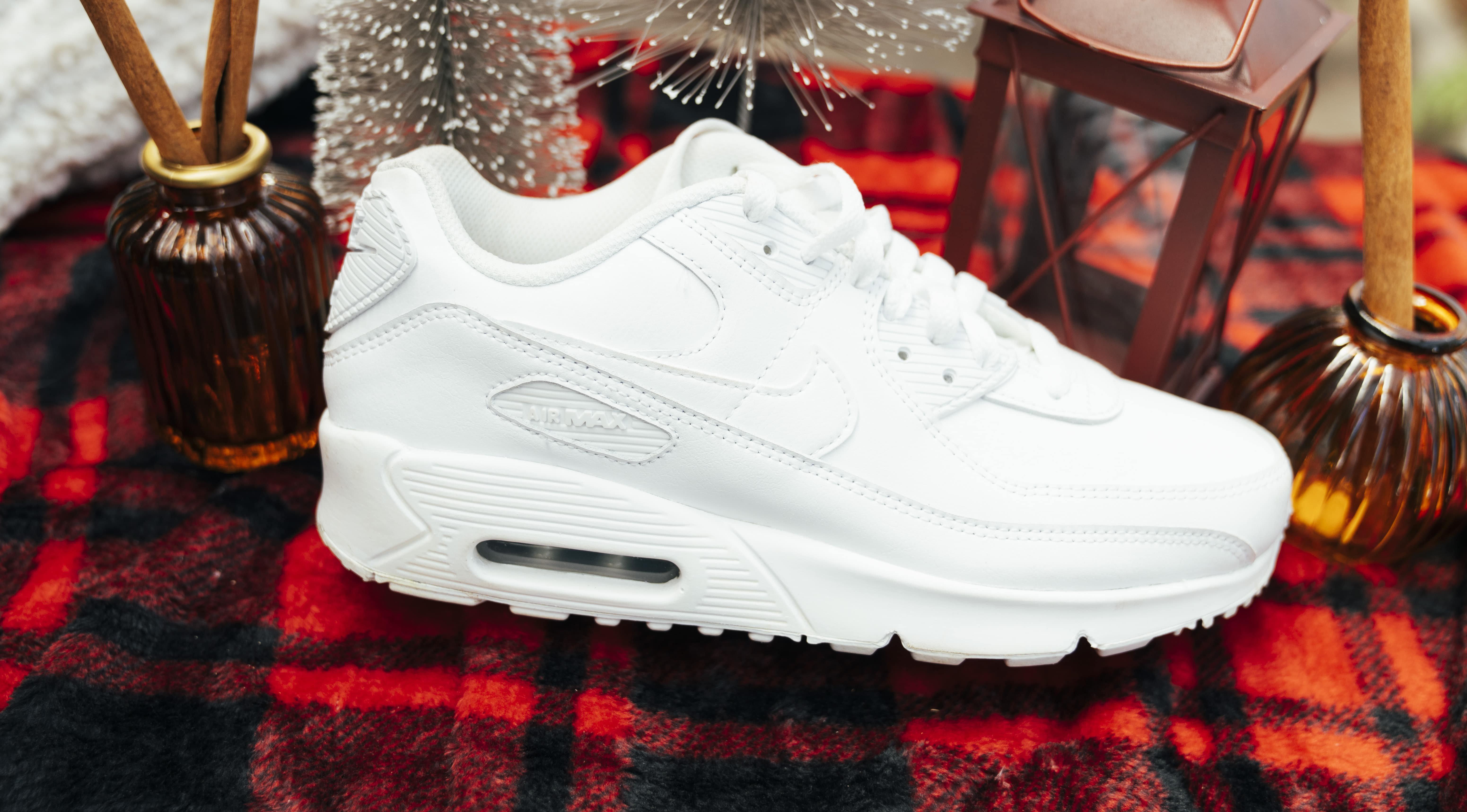 White Nike Air Max 90a