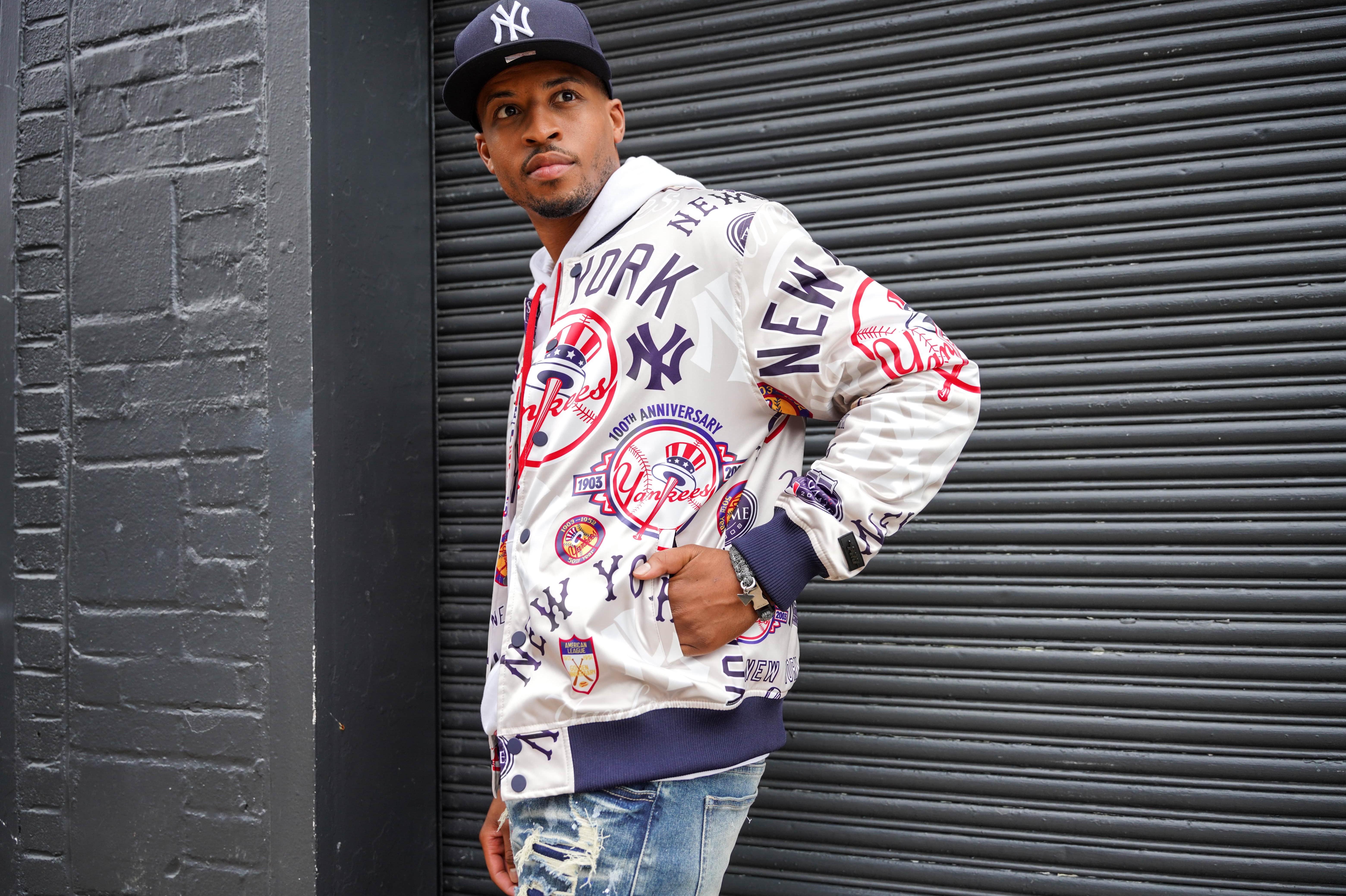 Pro Standard Jacket, New York Yankee Hat, and Men's Denim