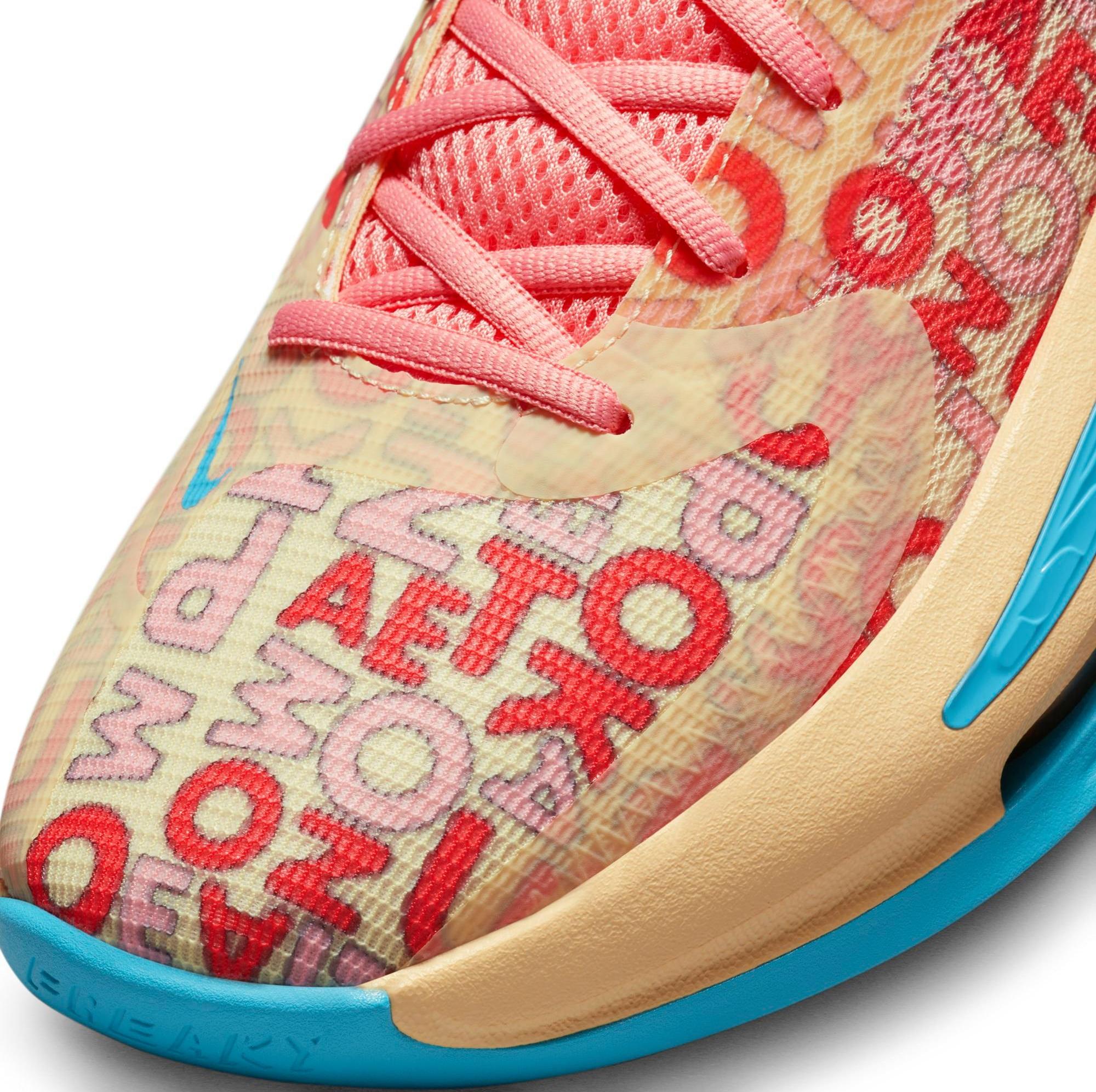 Nike Zoom Freak 4 "Alphabet Bro"- toe box