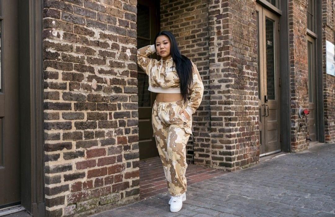 Women's Camo Cargo Nike Set