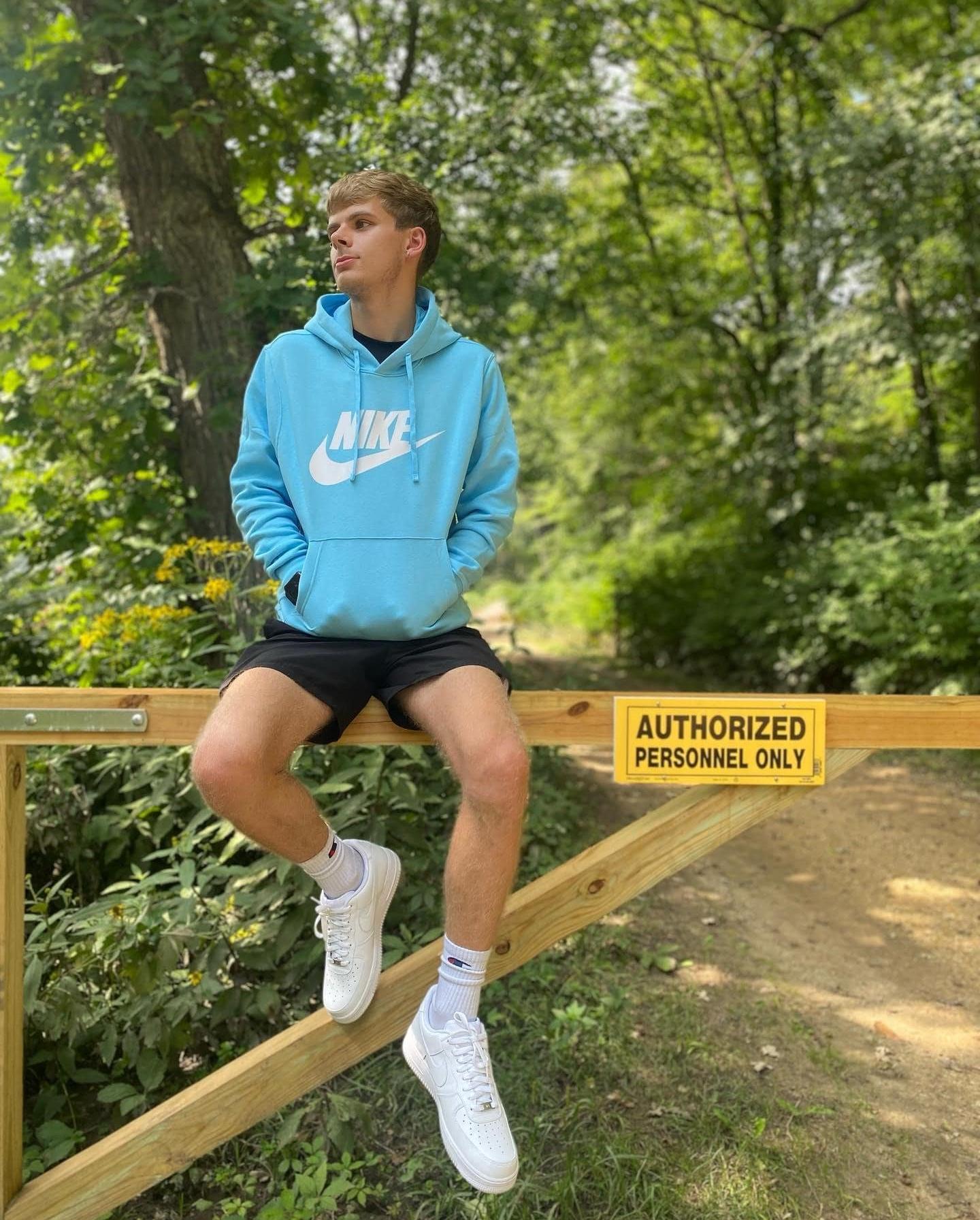 Man in Nike Tech Fleece
