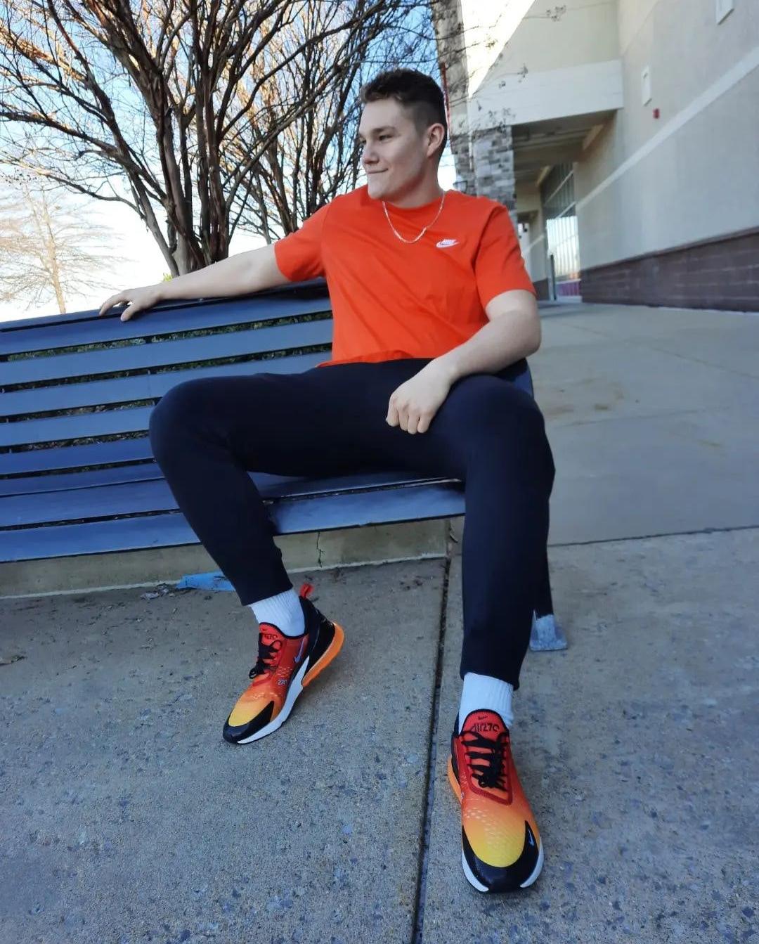 Orange Nike Shoes / Footwear for Men