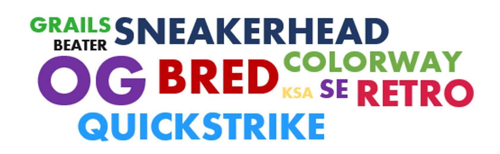Sneaker Terms