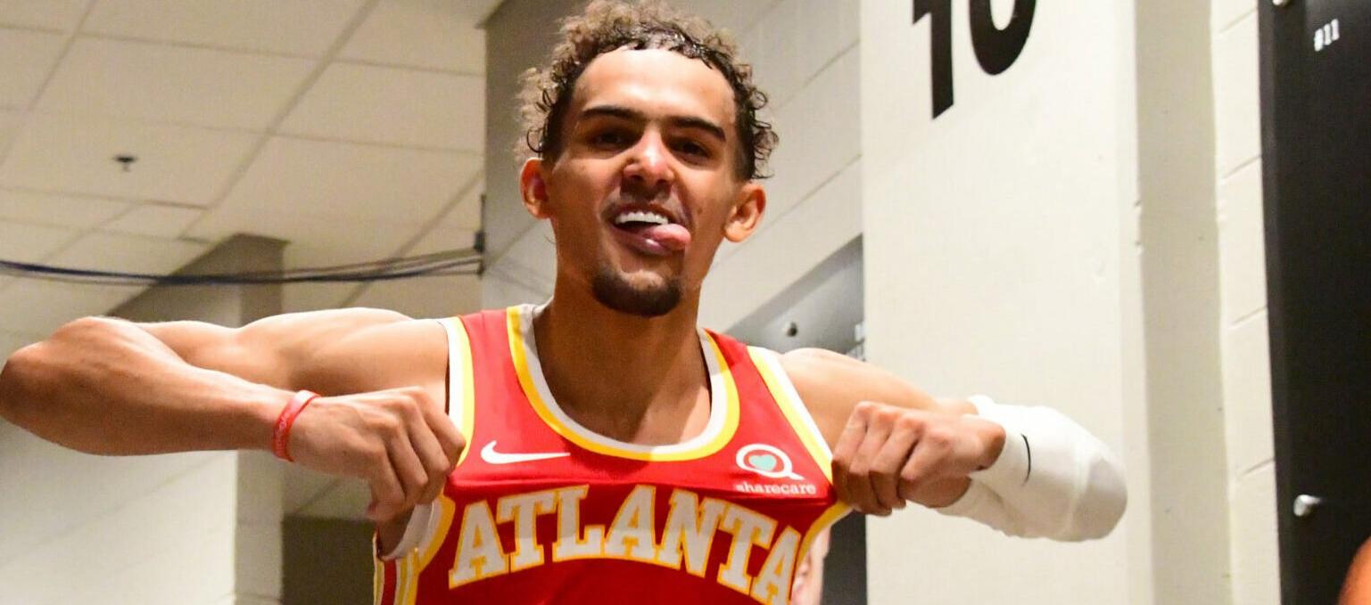 Nike Men's Atlanta Hawks Trae Young City Edition Swingman Jersey - Hibbett