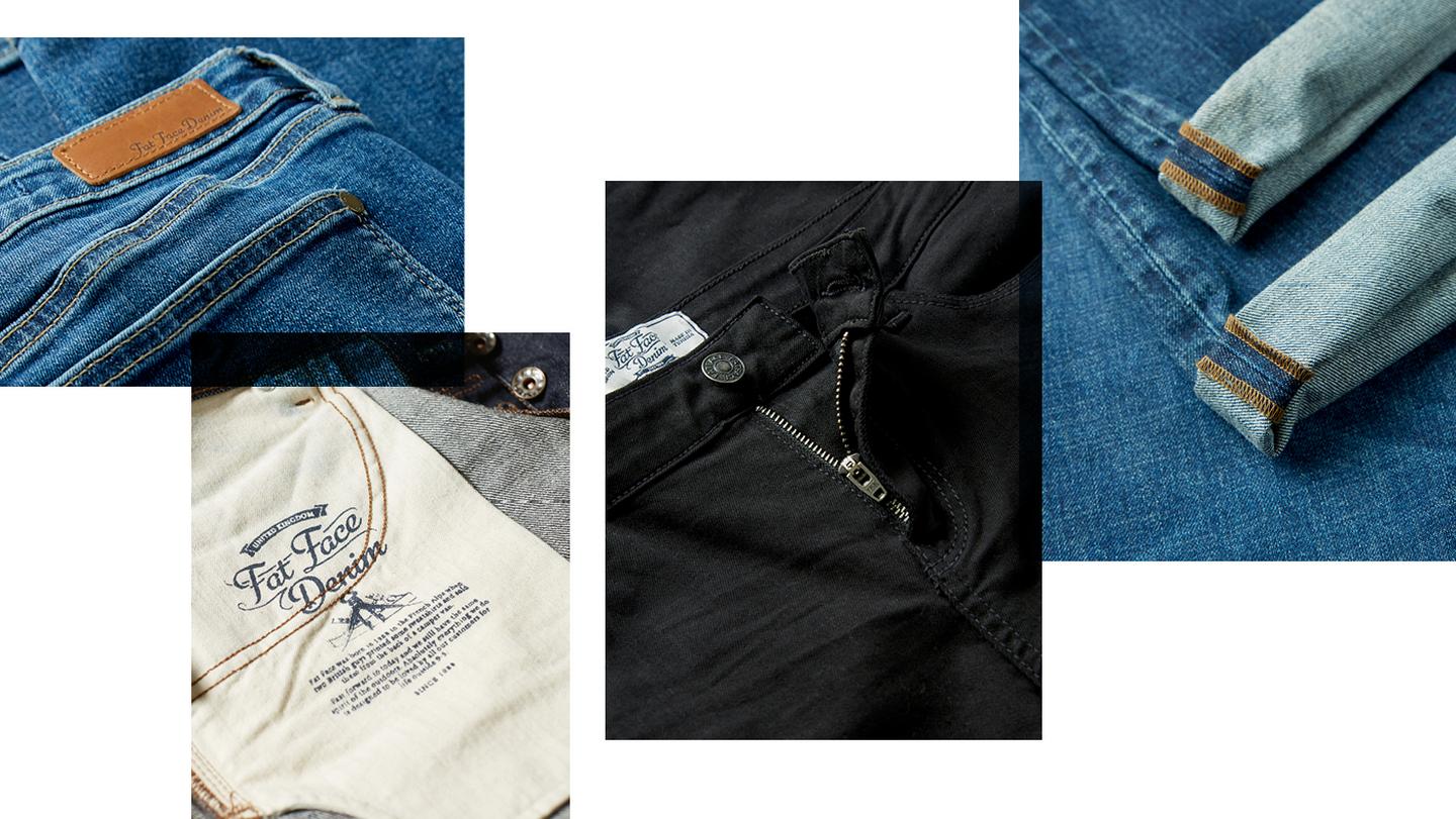 It's the small little details that make our jeans so great, from the buttons, rivets and zips, to the genuine leather patches