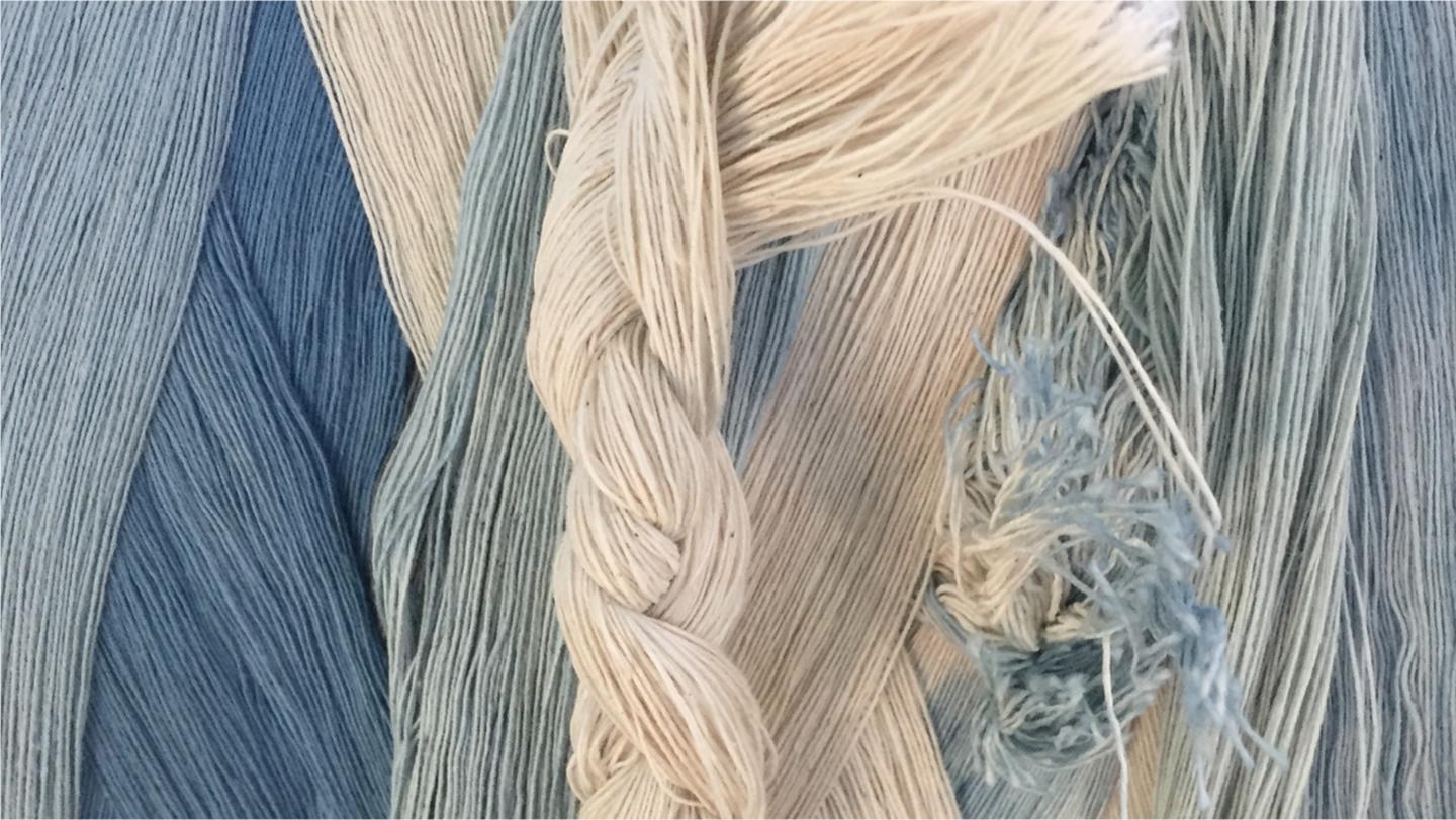 All the pre-dyed and washed threads that go into making premium quality FatFace jeans