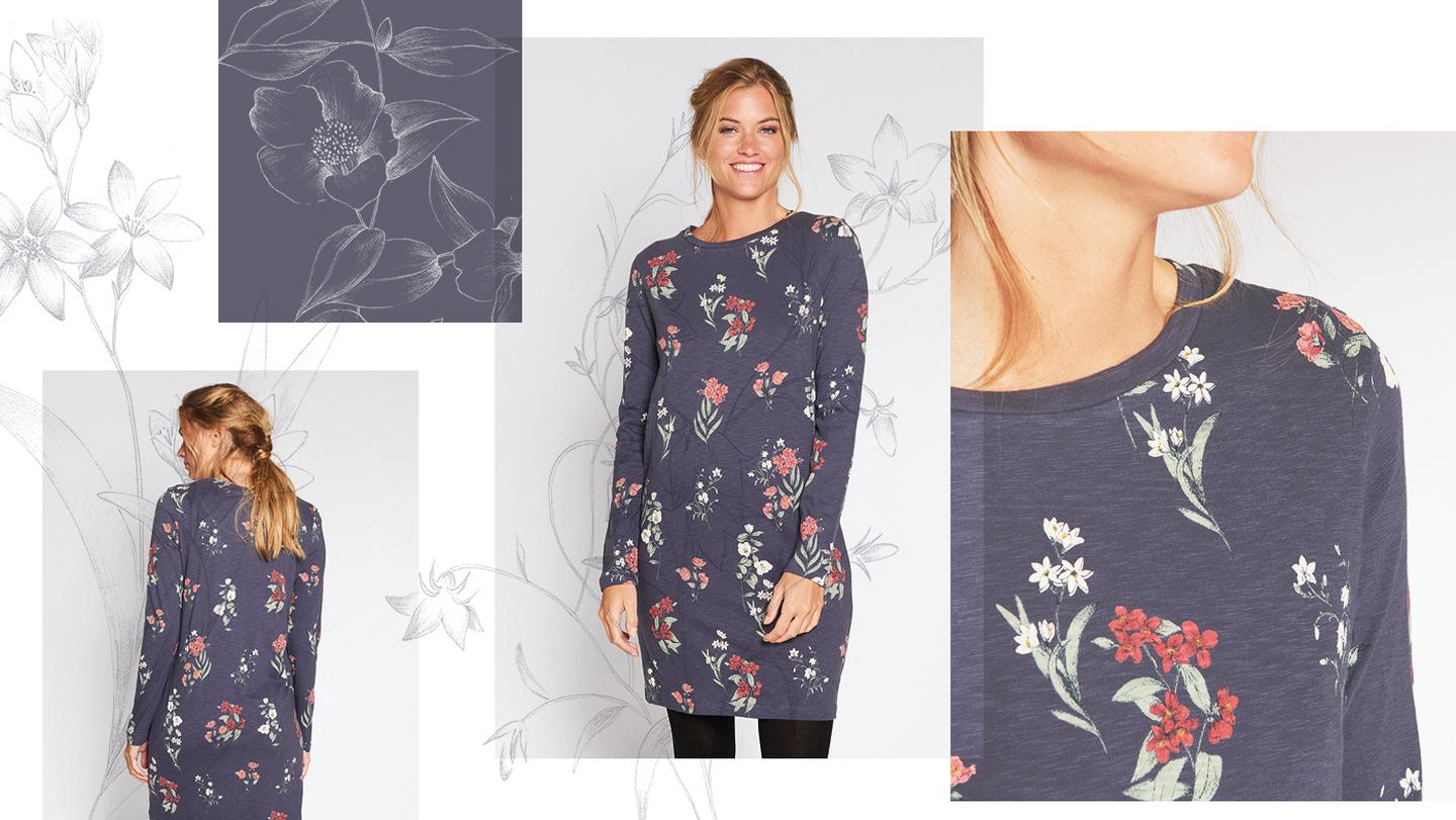 The Aurelia Dress from FatFace is a comfortable straight fit and relaxed for everyday