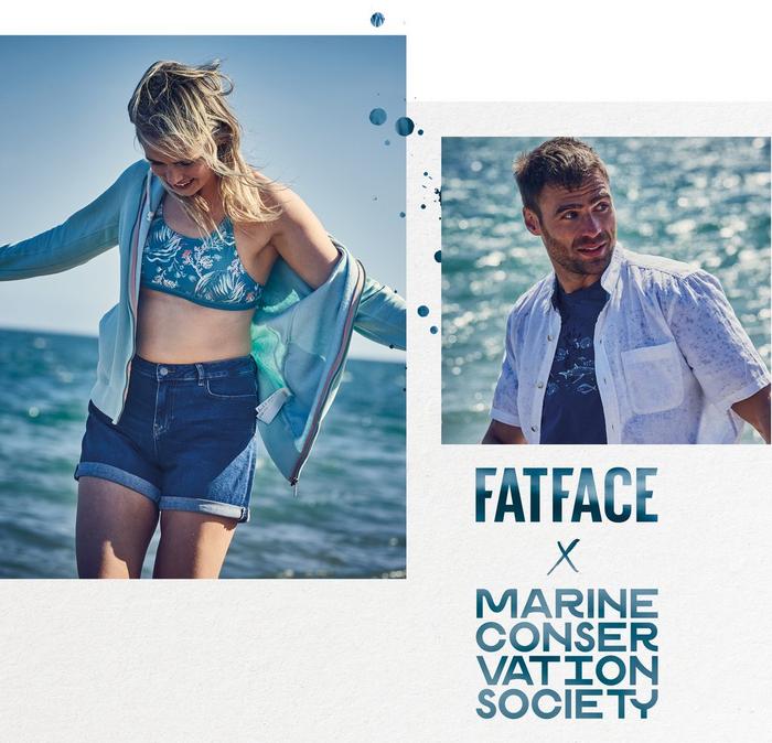 FatFace collaborated with Marine Conservation Society on a range of women's, men's & kidswear.