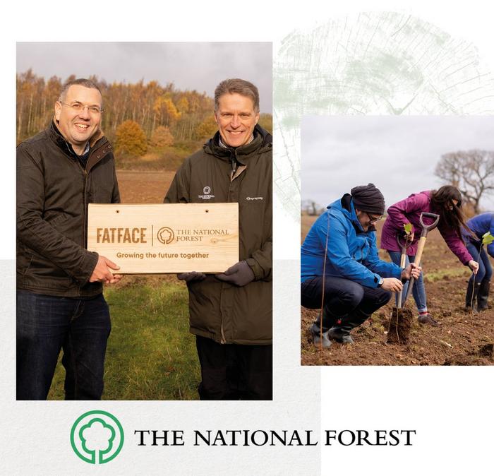FatFace partnered with the National Forest and began to plant 60,000 trees in our Leicestershire woodland.