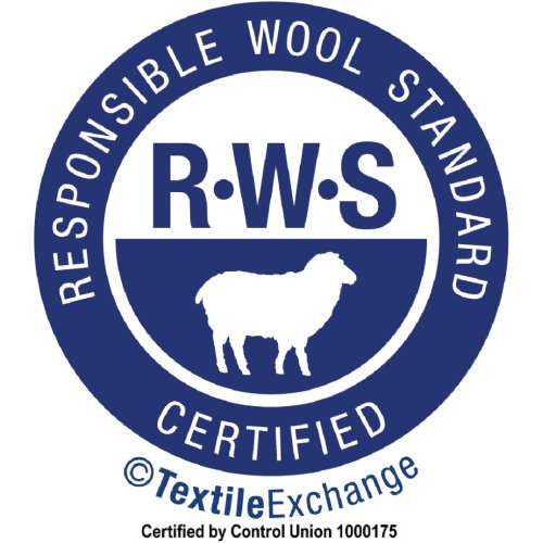 Responsible Wool Standard. Certified by Control Union 1000175.