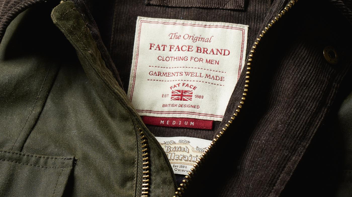 fat face mens wax jacket
