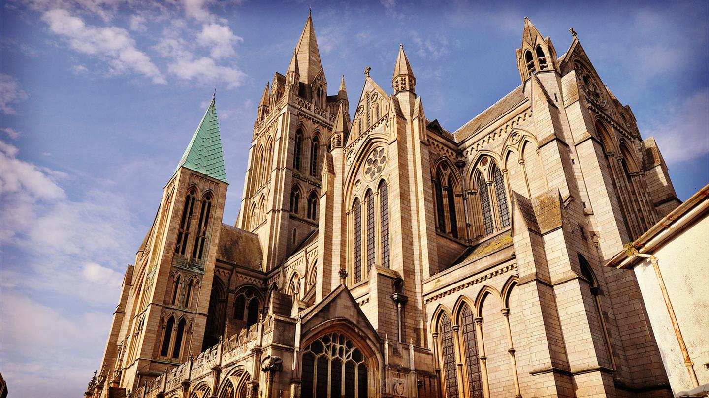 The beautiful Cathedral in Truro, Cornwall