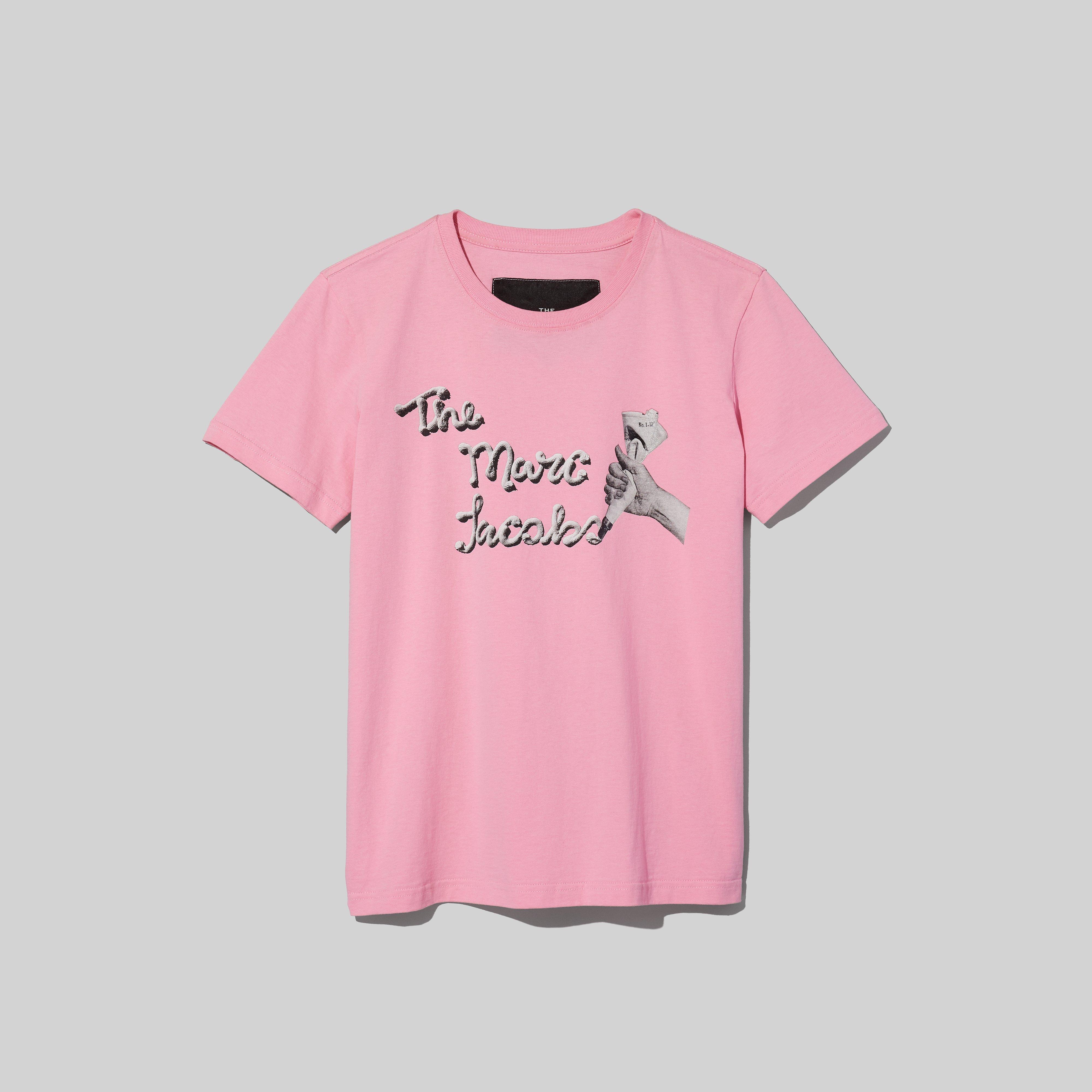 Marc Jacobs The Logo T-shirt In Pink