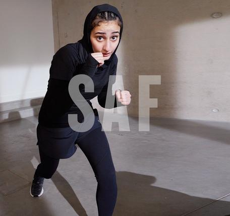 Meet Saf, the hijabi boxer showing young women the ropes