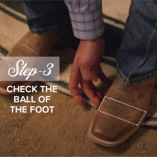 Ariat How to Fit Cowboy Boots Step 3