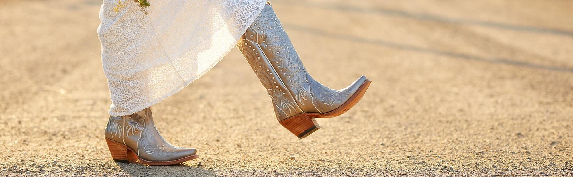 Saddle Up for Style: The Best Cowboy Boot High Low Country Wedding ...
