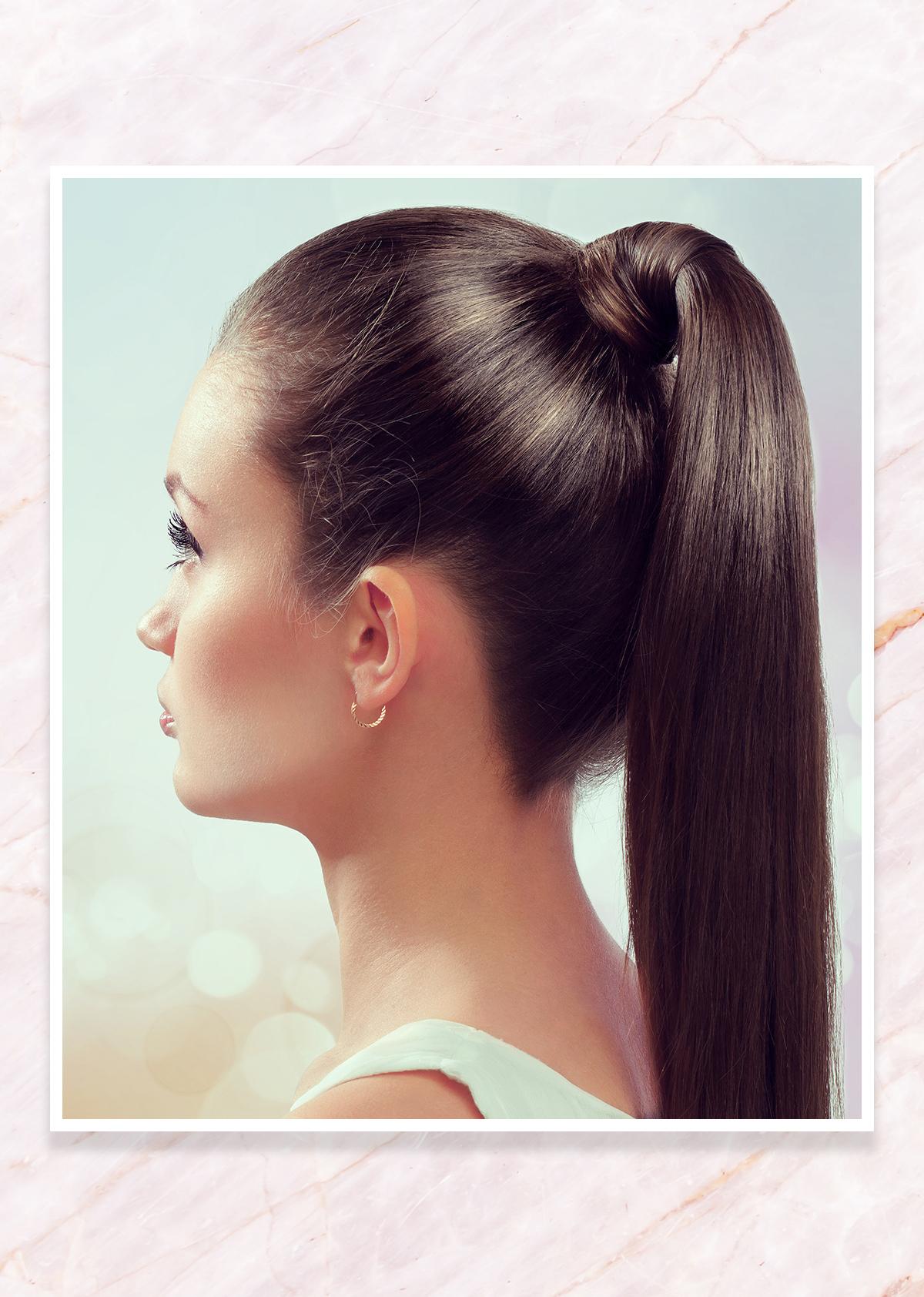 Earrings for a high pony tail