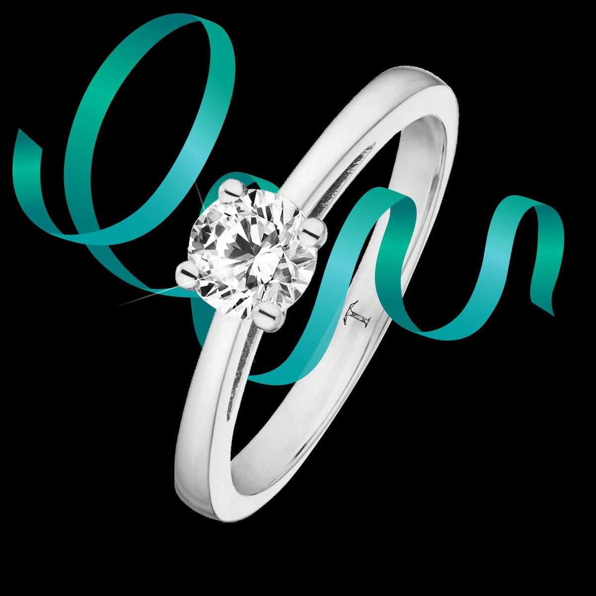 Hand-set Engagement Rings