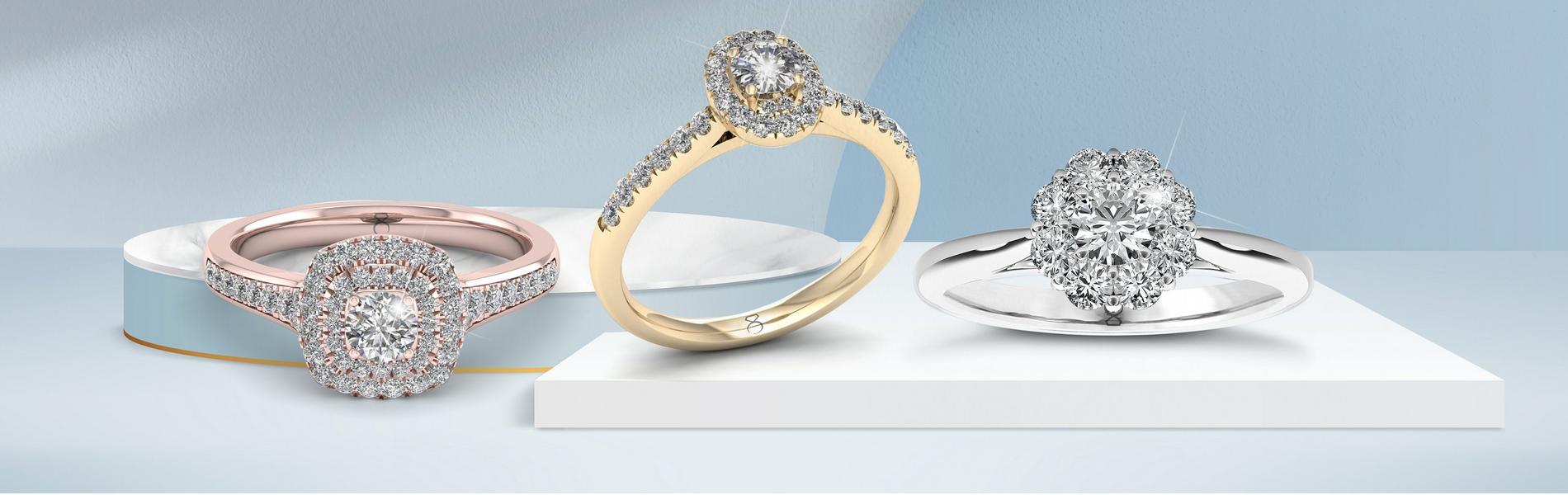 The Diamond Story Custom Personalised Diamond Engagement Ring