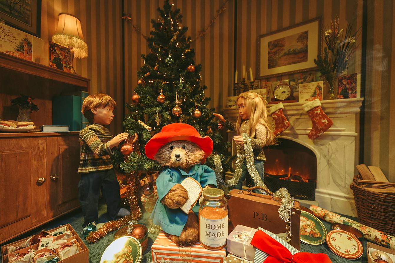 Paddington Bear Christmas Scene