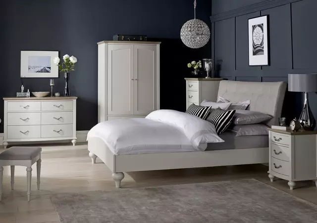 Grey master bedroom deals furniture