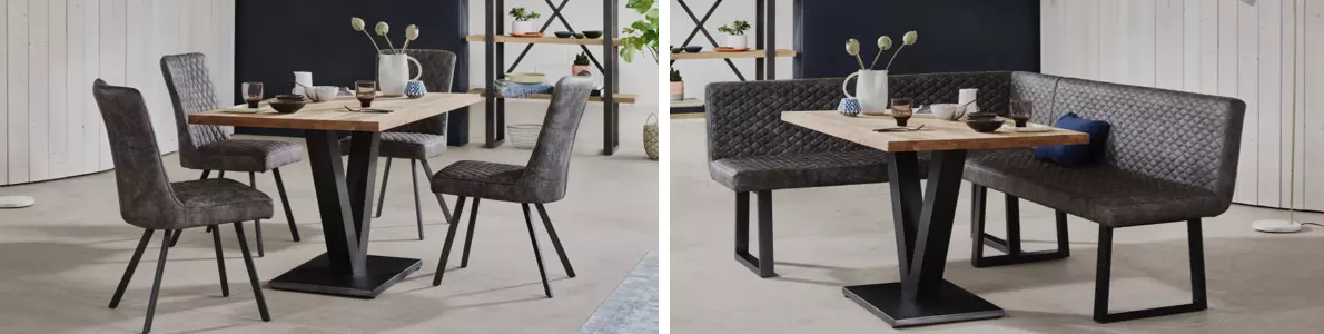 Round table and chairs for small space hot sale