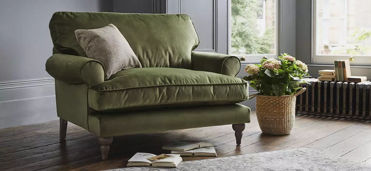 Article green deals velvet chair