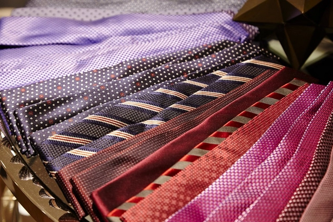 Ties by Harry Rosen: Purple to Pink Shades