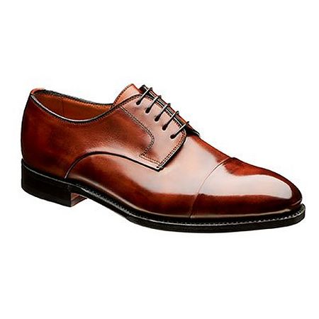 Brown derby shoe