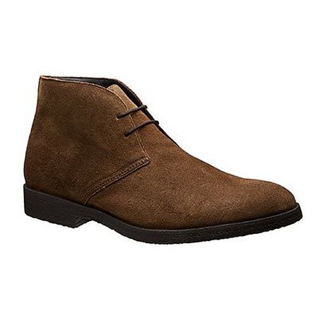 Suede desert boots in brown