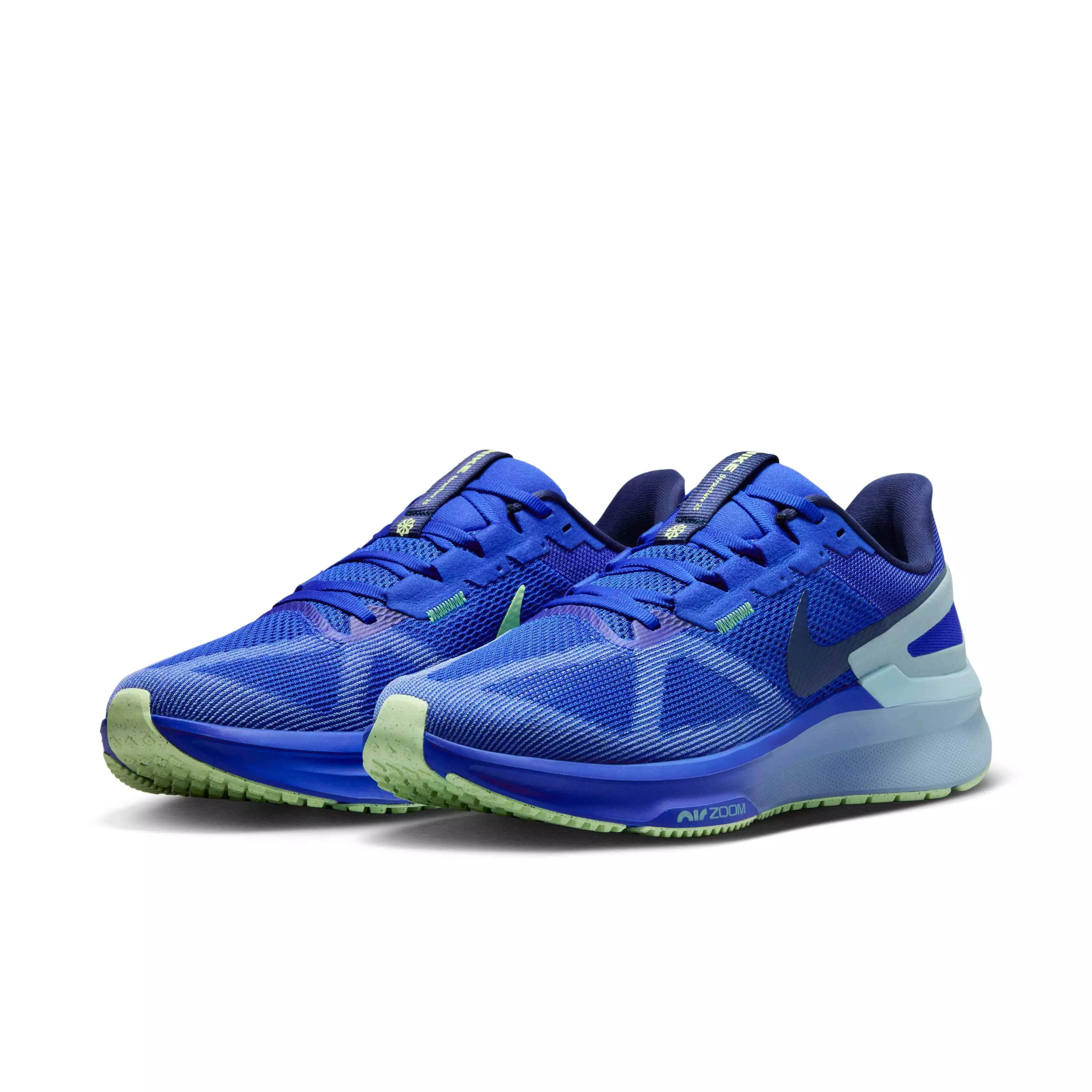 Nike Structure 25 "Hyper Royal/Light Armory Blue/Polar/Midnight Navy" Men's Running Shoe - ROYAL/BLUE/NAVY