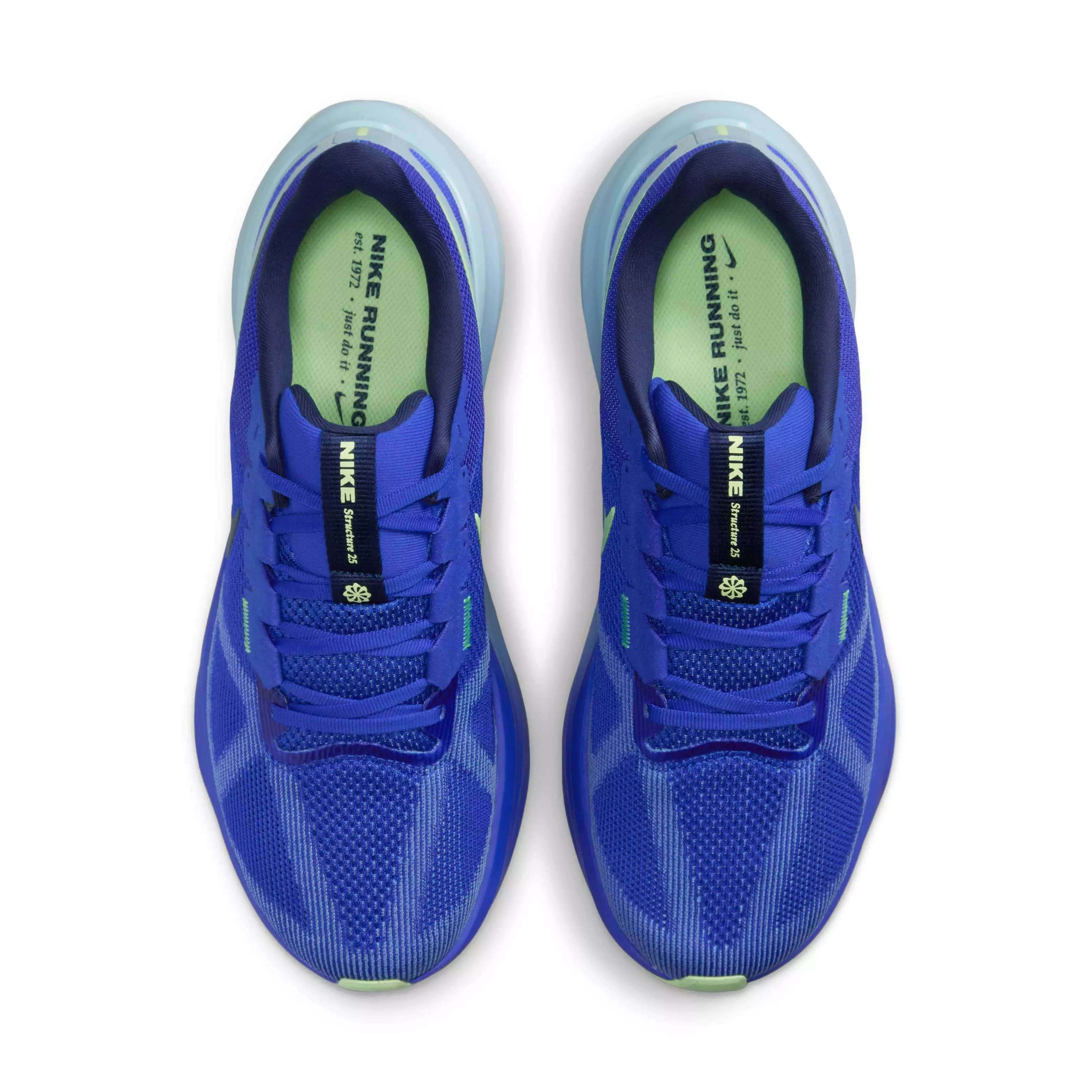 Nike Structure 25 "Hyper Royal/Light Armory Blue/Polar/Midnight Navy" Men's Running Shoe - ROYAL/BLUE/NAVY