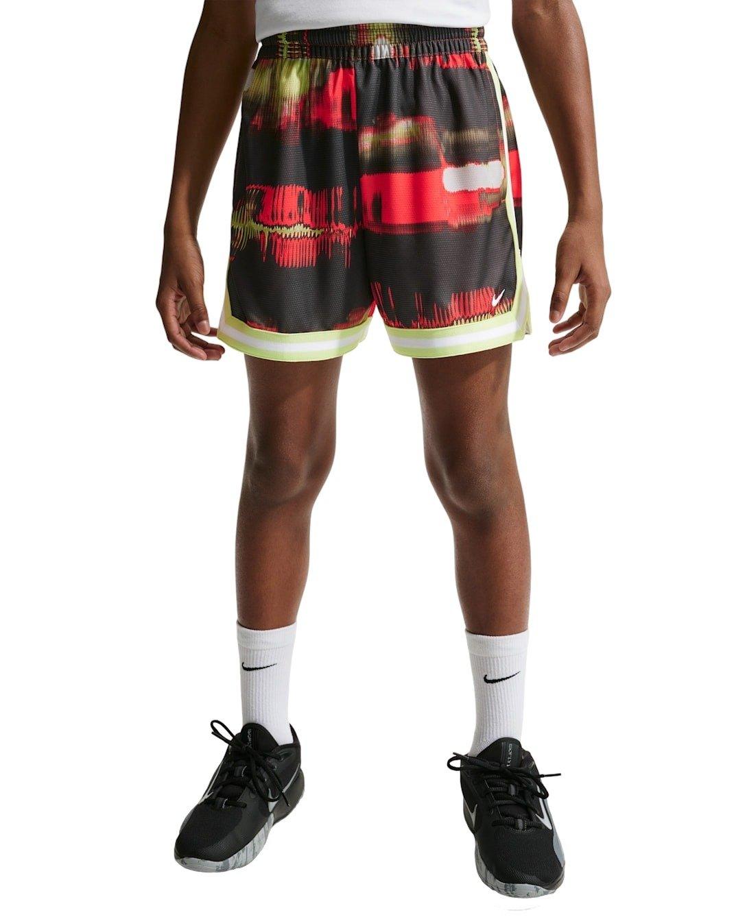 Nike Big Boys' DNA Dri-FIT 5" Basketball Shorts - Red - RED Thumbnail View 1