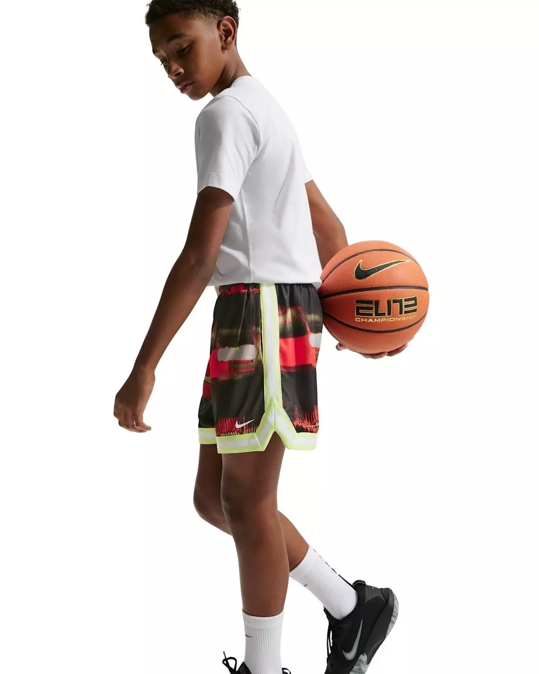 Nike Big Boys' DNA Dri-FIT 5" Basketball Shorts - Red - RED