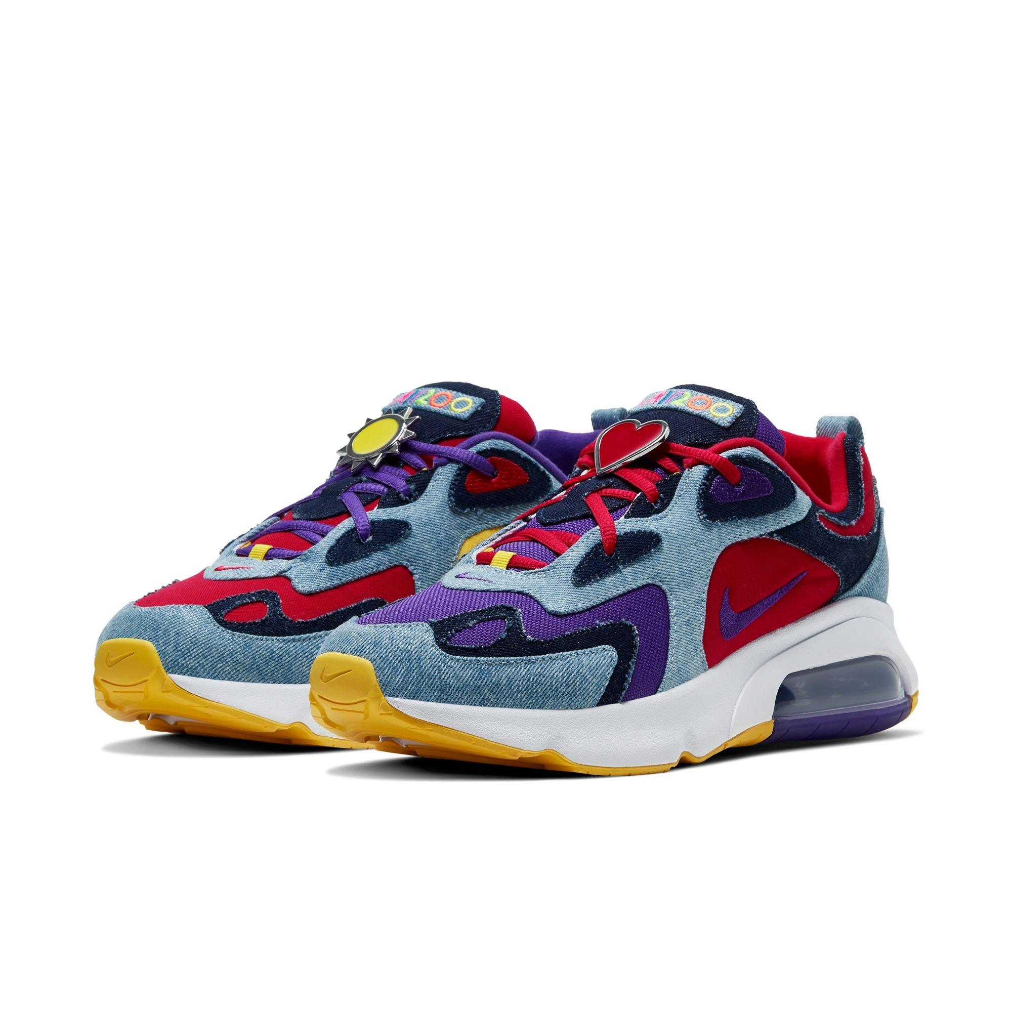 red and purple air max