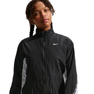 Nike Big Girls' Sportswear Woven Dance Jacket -Black