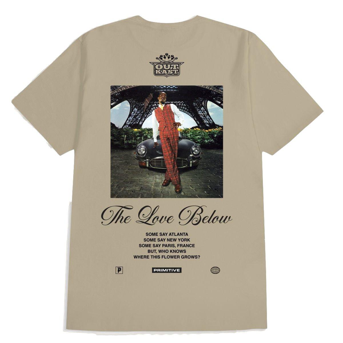 Primitive Men's Outkast Big Boi Regal Tee - Tan - TAN Thumbnail View 2