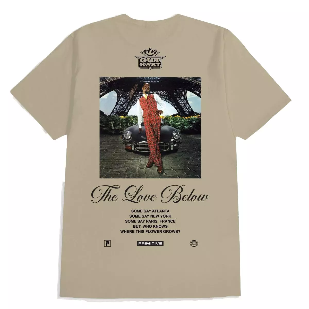 Primitive Men's Outkast Big Boi Regal Tee - Tan