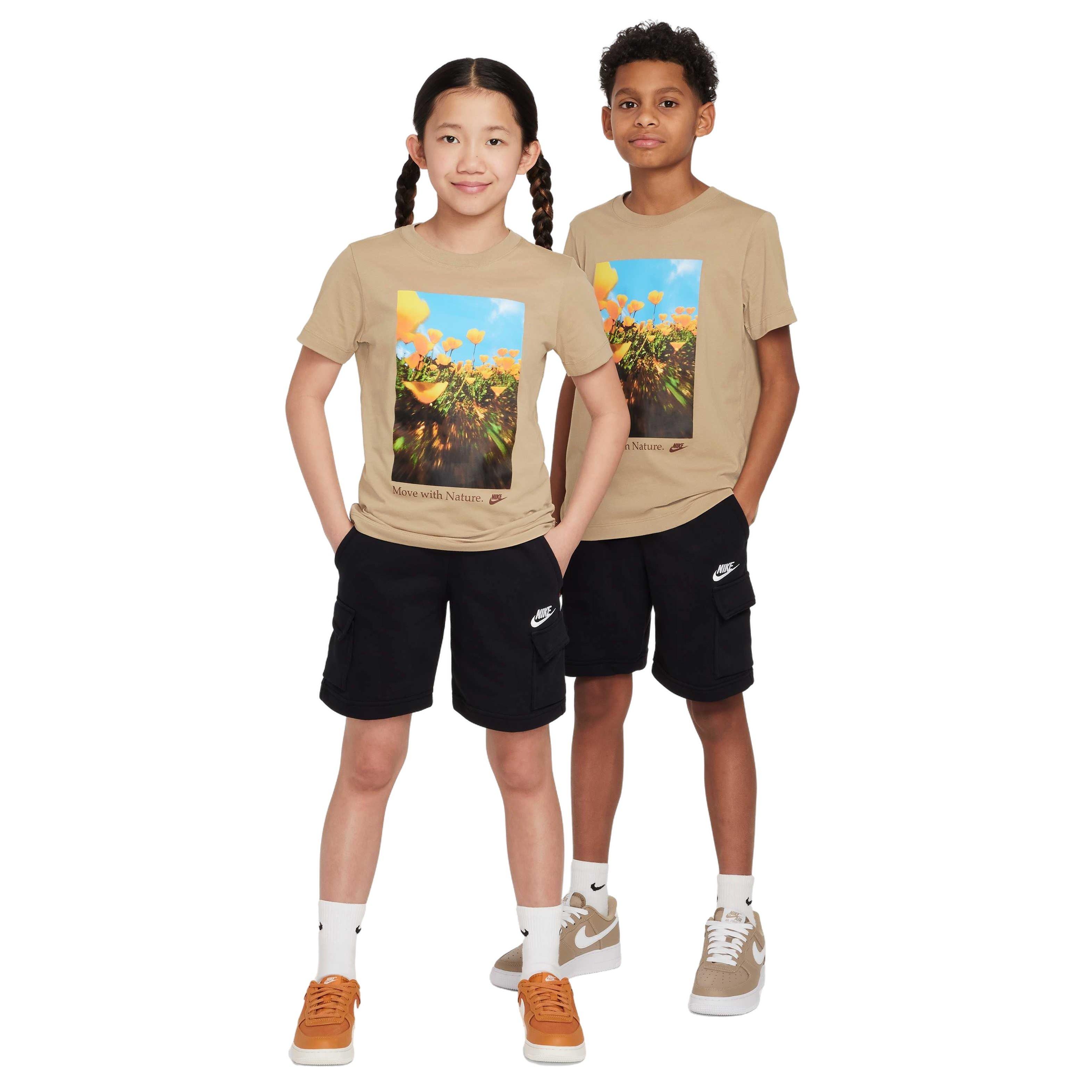 Nike Sportswear Club French Terry LB Big Kids' Cargo Shorts