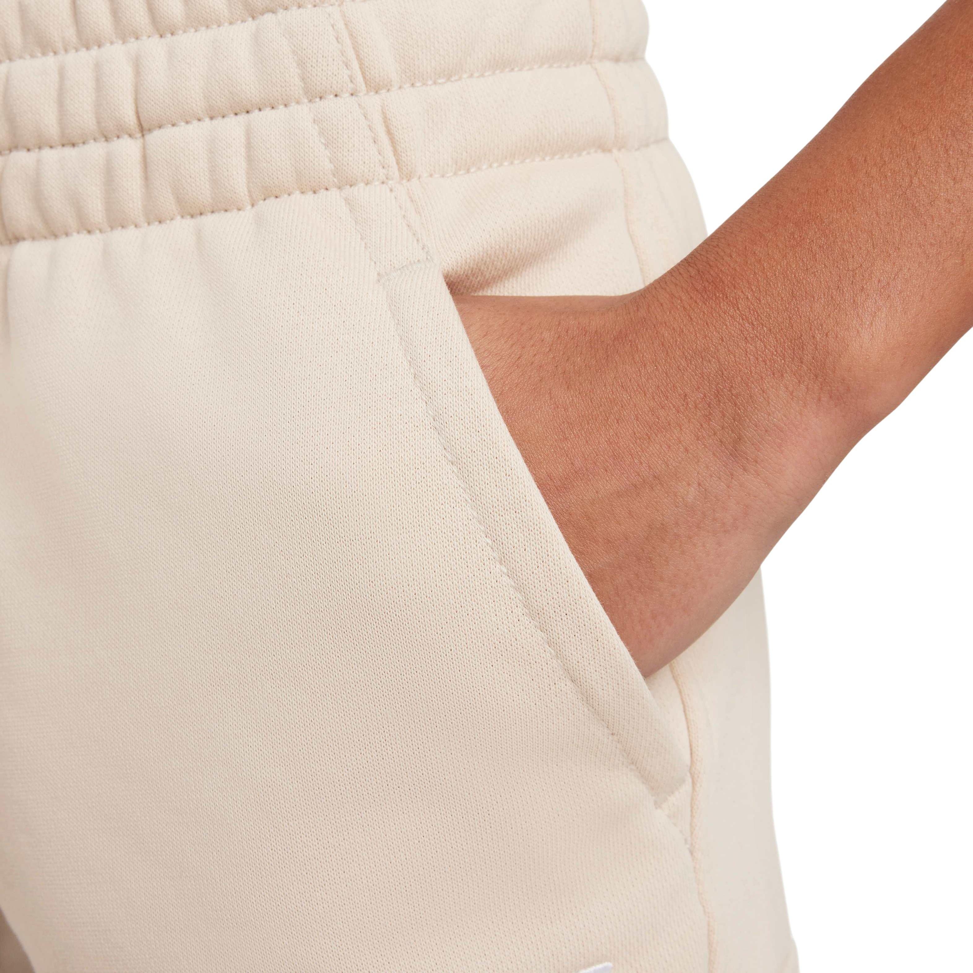 Nike Big Kids' Sportswear Club French Terry LB Cargo Shorts - BROWN Thumbnail View 4