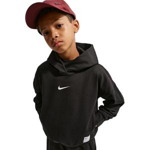 Nike Big Boys' Pro Dri-FIT Fleece Pullover Hoodie - Black