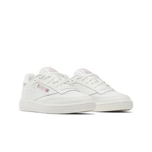 Reebok Club C "White/Pink" Grade School Girls' Shoe